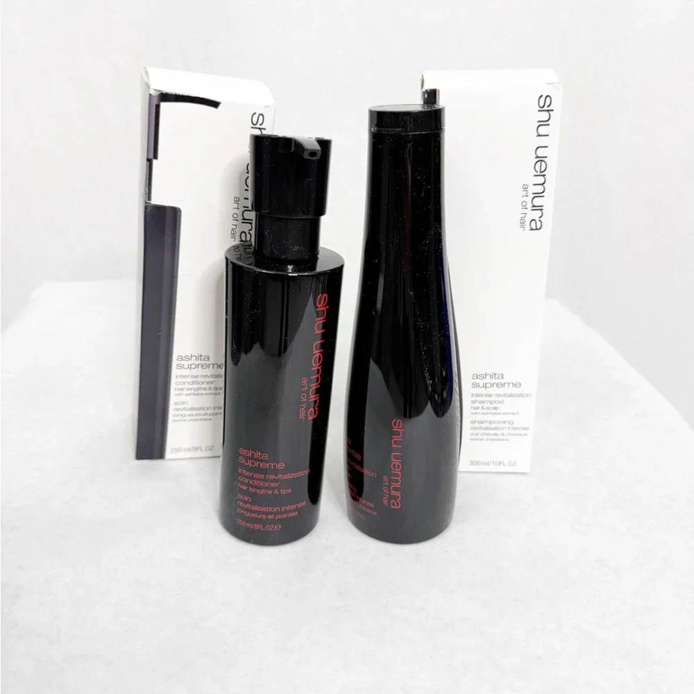 Shu Uemura Black & Red Ashita Supreme Hair Treatment Duo